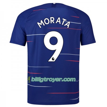 Billige Fotballdrakter Chelsea Morata 9 Hjemmedraktsett 2018/19 Kortermet
